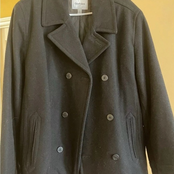 Goodfellow & Co Men's Charcoal Peacoat - Picture 4 of 5